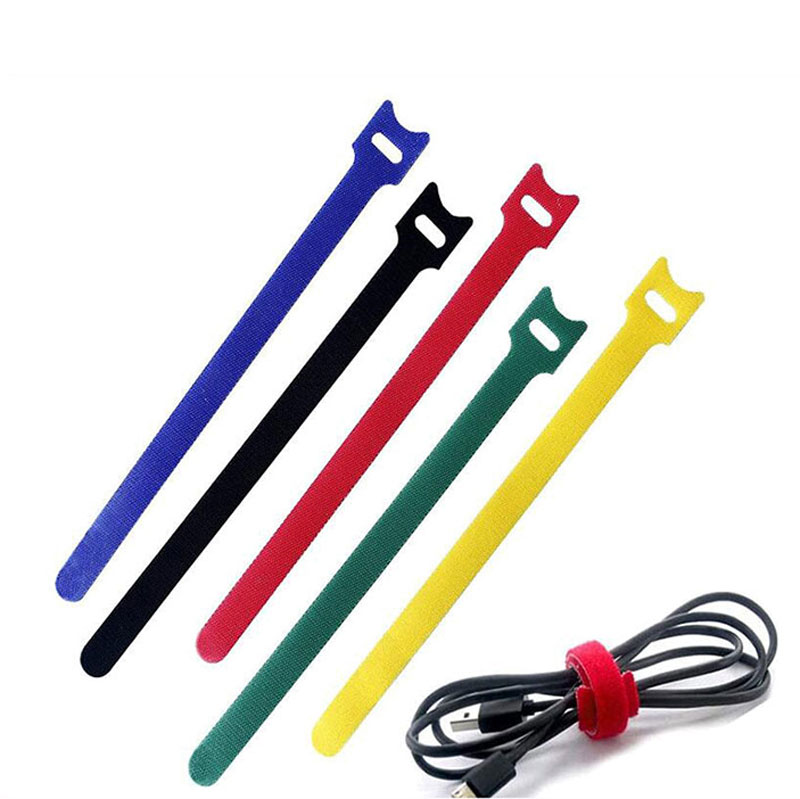 Self-locking Reusable Nylon Back To Back Hook Loop Cable Tie