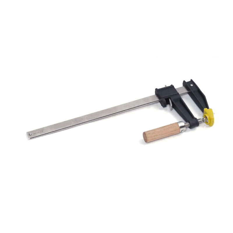 Wood Handle Stainless Steel Clip Stone Wood Fixed Clamp MTF6005