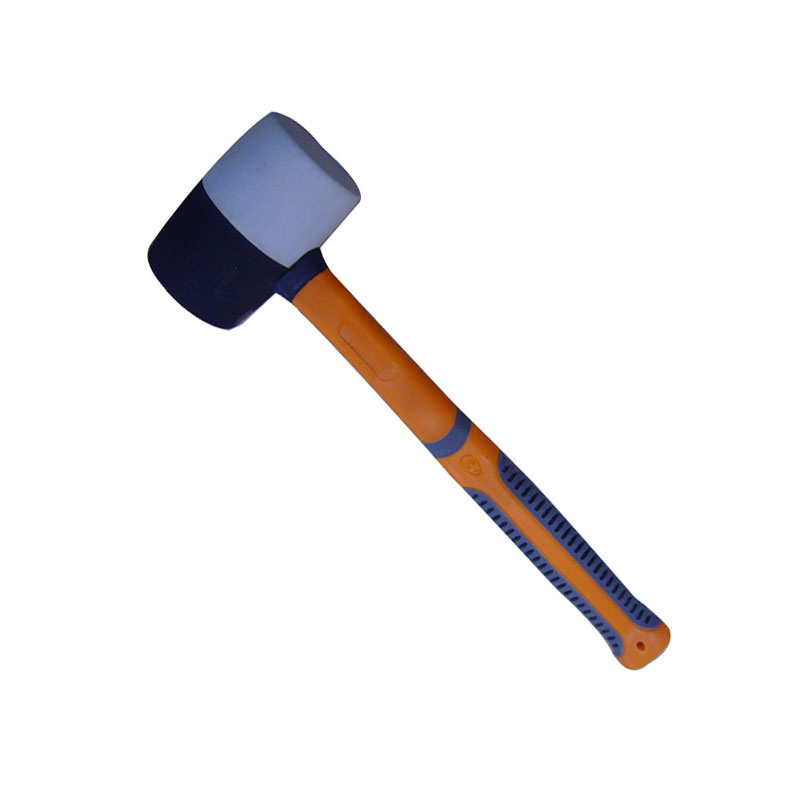 Fiberglass Handle Rubber Hammer MTC1002