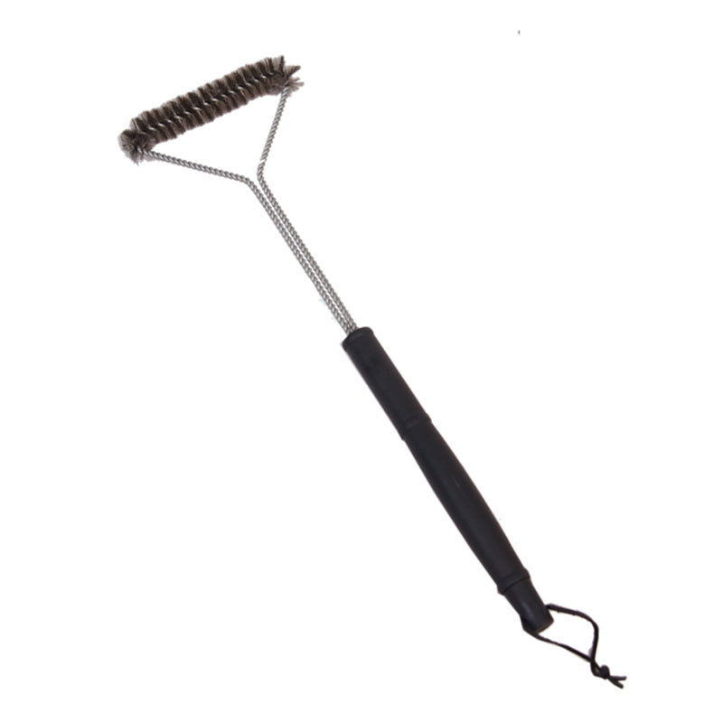 21 inch Grill Rack Cleaning Special Nigger Brown Head With Handle Steel Wire Brush MTH3001