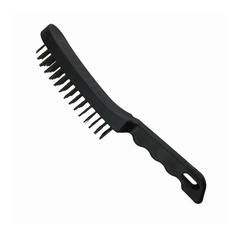 Multi Functional Cleaning Remove Oil Decontamination Black Handle Wire Brush MTH3014-5