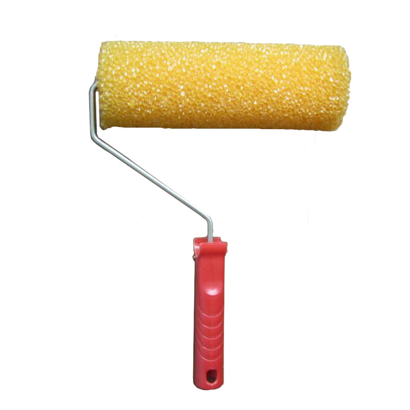 Red Plastic Handle Half Open Brushed Roller Brush MTH4022