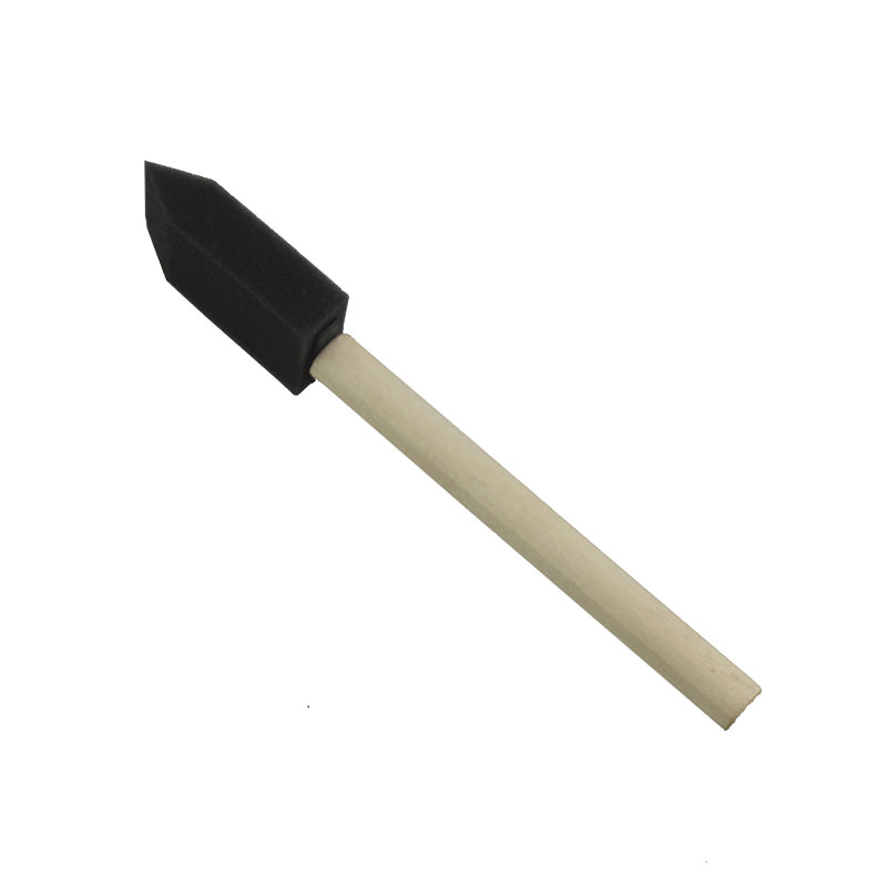 Wooden Handle  Clean The Details Foam Paint Brush MTH4121