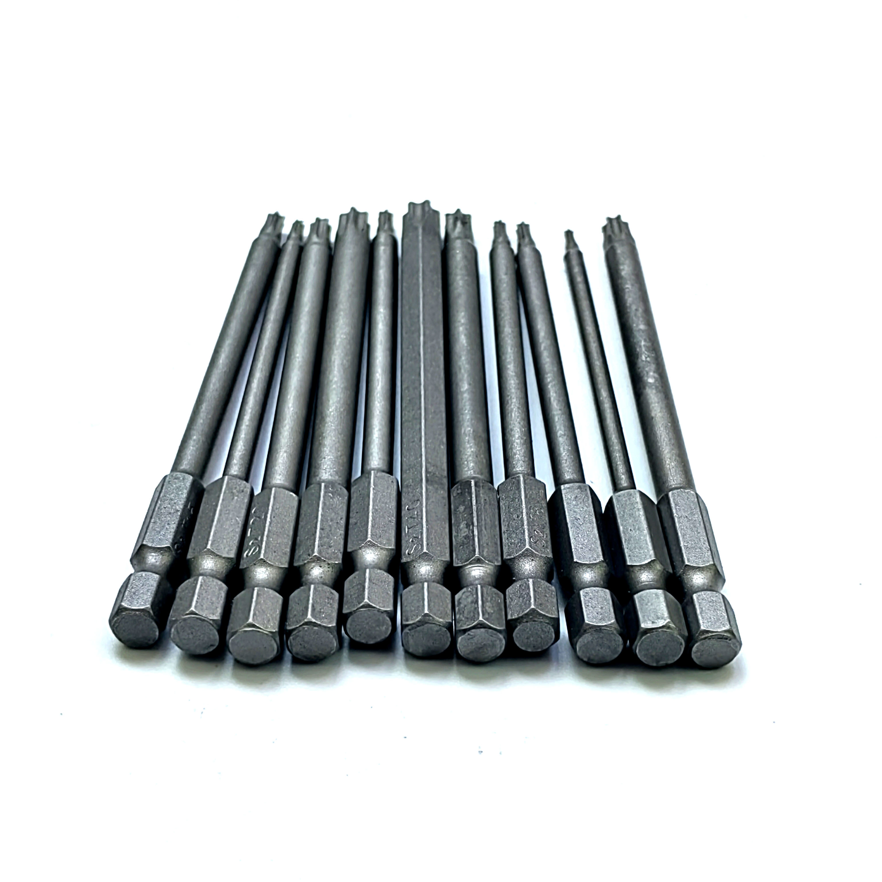11 Pcs 75mm S2 Torx Screwdriver Bit Set