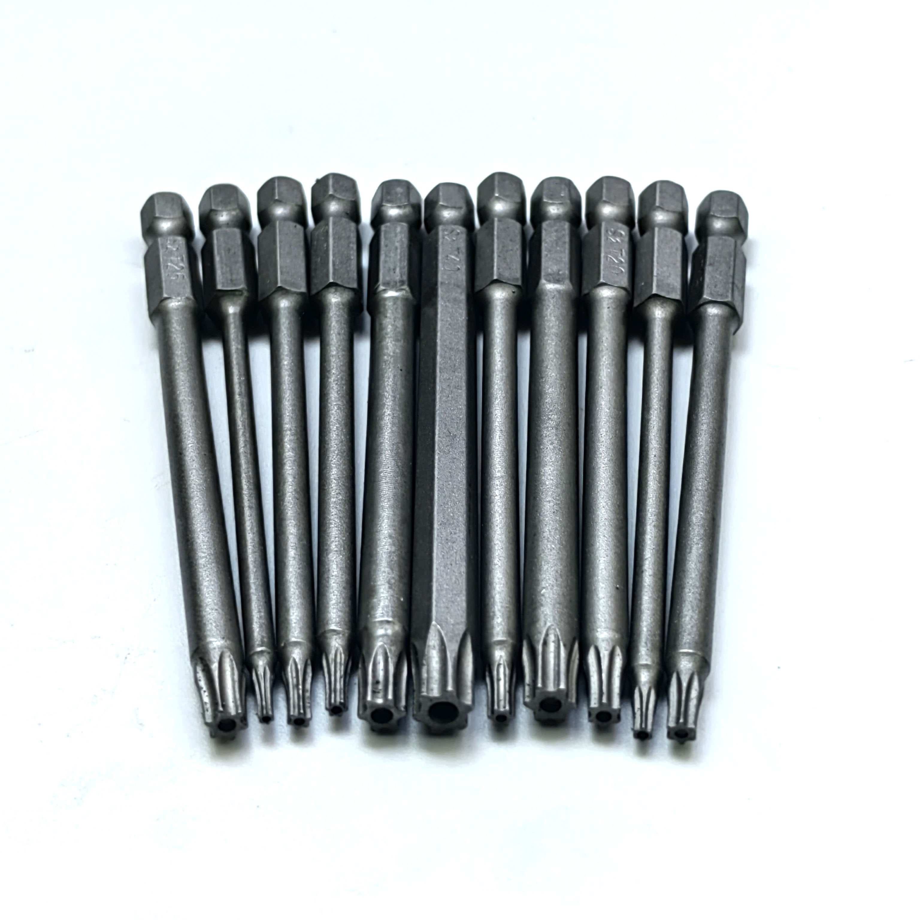 11 Pcs 75mm S2 Torx Screwdriver Bit Set