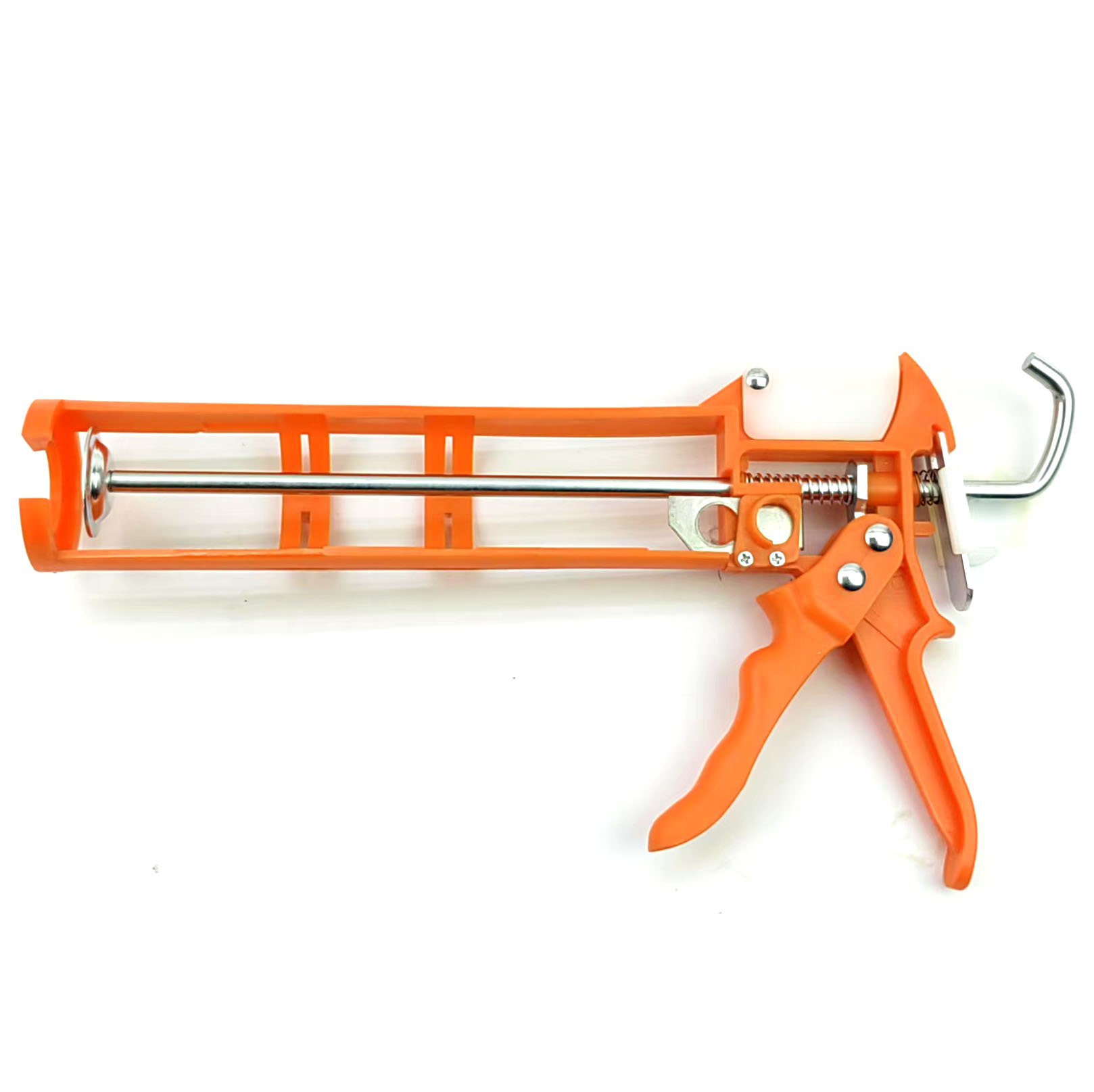Manual Orange DIY Glass Beauty Seam Cartridge Glue Gun Skeleton Silicone Caulking Guns